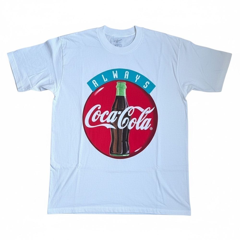 Vintage 1994 Always Coca-Cola Single Stitch T-Shirt White XL Made in USA